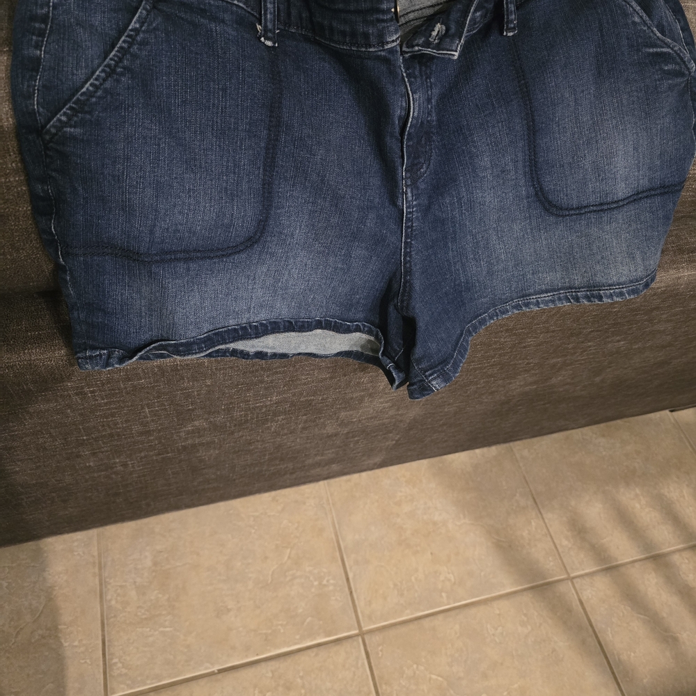 Torrid Dark Blue Jean Shorts